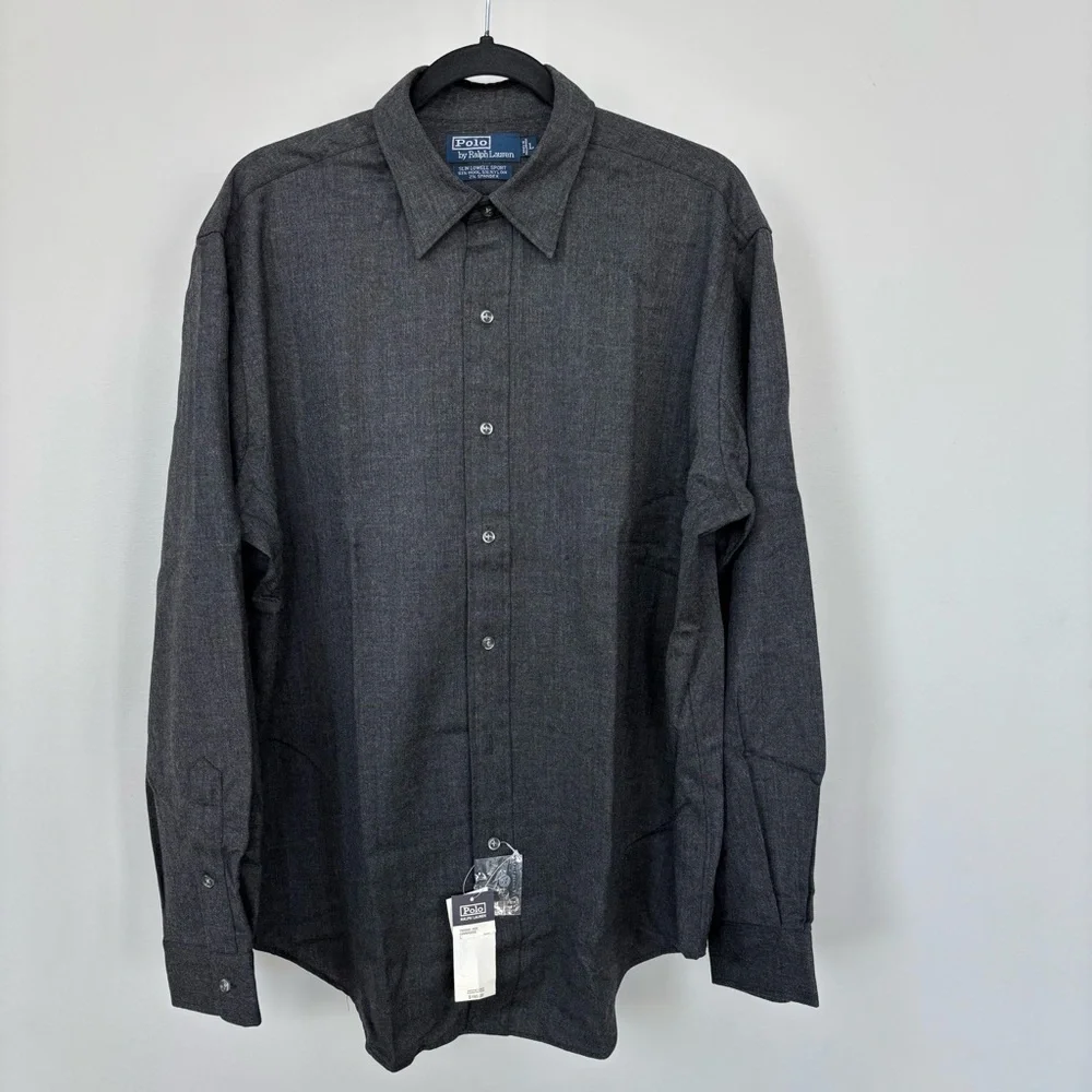 Polo by Ralph Lauren Slim Lowell Sport Long Sleeve Button Down Shirt Size L NWT